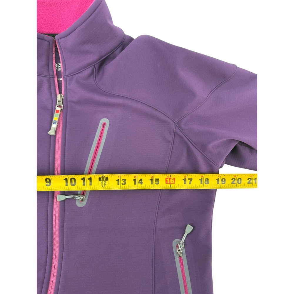 Sherpa Adventure Gear Womens Purple Softshell Jacket Full Zip Coat Size Small - Picture 6 of 8